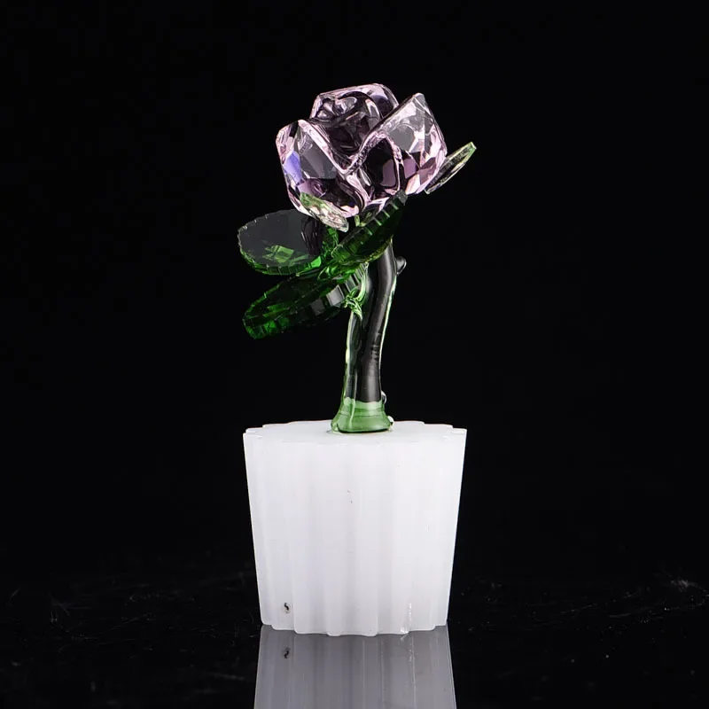 

Creative Crystal Rose Ornament Car Ornament Crystal Rose Car Perfume Decoration Supplies Home Decor Luxury Home Decor