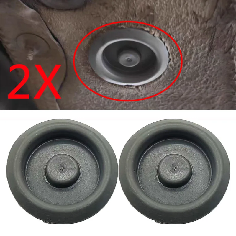 2X Auto Chassis Trunk Spare Tire Floor Dust Waterproof Plug For Vw S3 8l Tiguan Passat Bora Polo Lavida Gran Lavida Fasteners