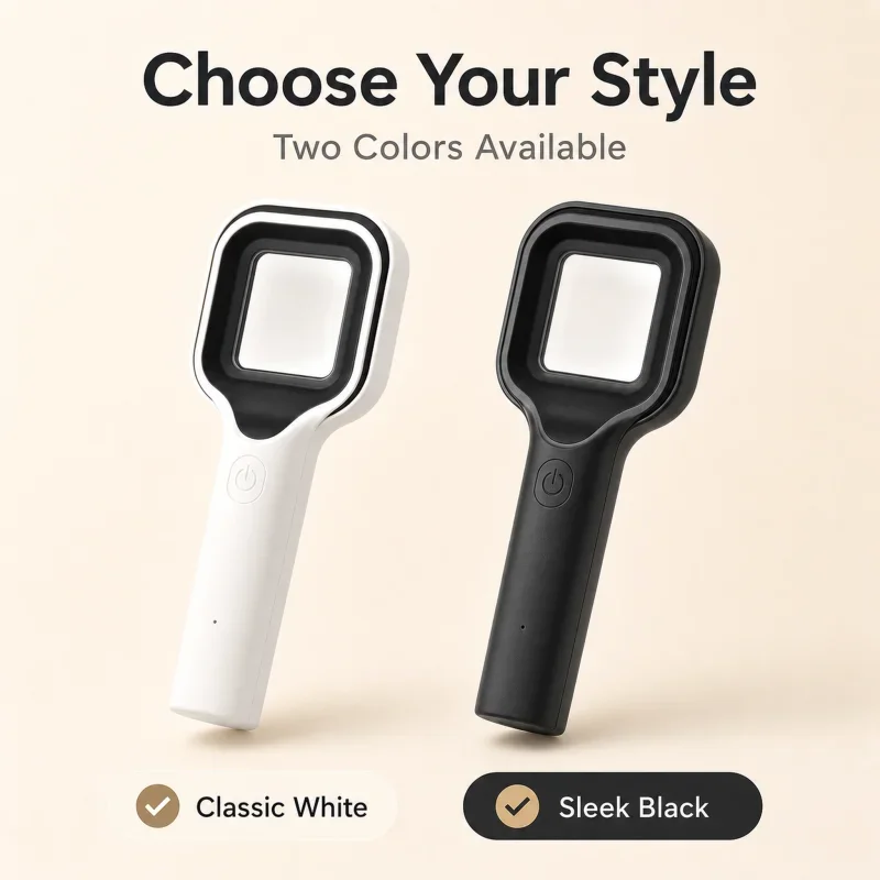 Woods Lamp Skin Analyzer Ultraviolet Detection Light, Vitiligo Examination Magnifier, Home Use Cat Ringworm Diagnostic Lamp