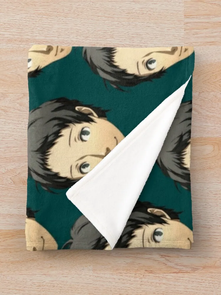 Adachi Tohru Throw Blanket Travel Furrys Designers Blankets