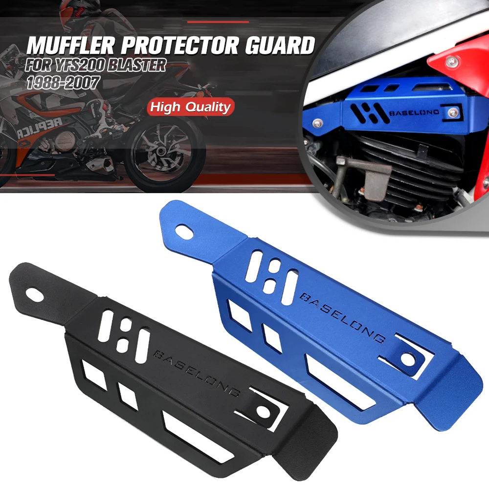 FOR YAMAHA YFS200 BLASTER 1988-2007 Motorcycle Accessories Exhaust Pipe Heat Shield Cover Muffler Protector Guard YFS 200