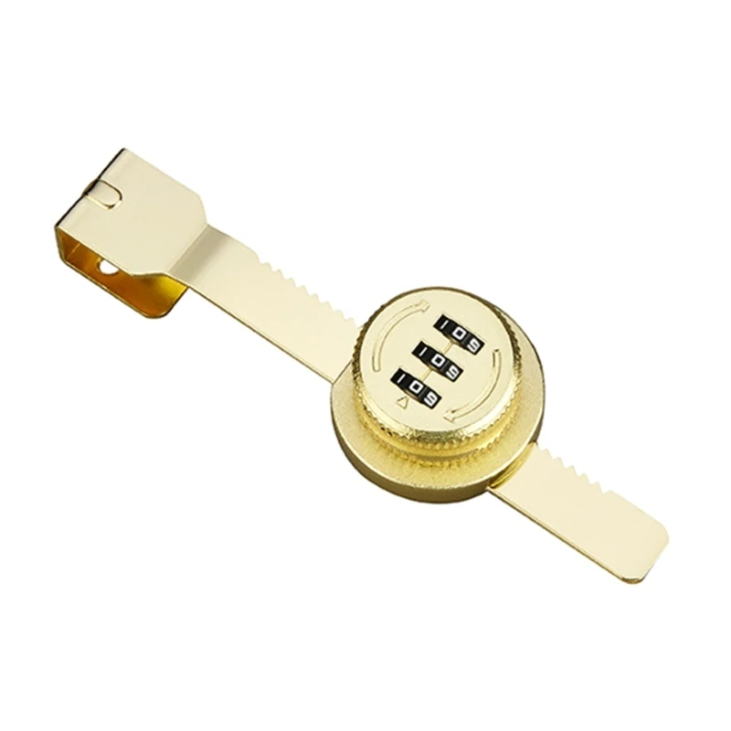 Mechanical รหัสผ่านล็อค Heavy Duty Anti-theft Security ประตูล็อค Thicken Keyless Latches สำหรับประตูหน้าต่าง Dropship