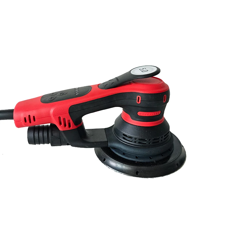220V Electric Dust-Free Putty Car Polishing Dry Grinding Tool Woodworking Sandpaper Machine for Metal Angle Grinder