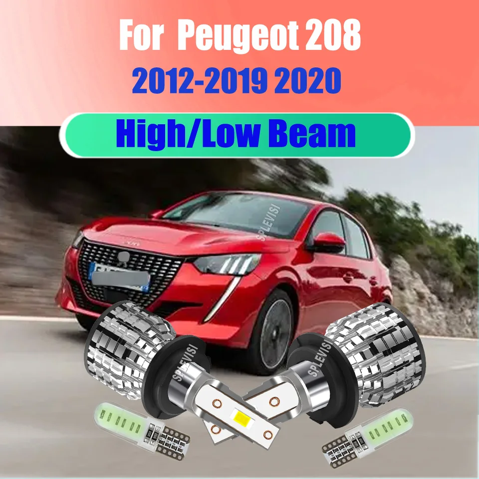

LED H7 Headlight Bulbs -Helping you anticipate obstacles in advance For Peugeot 208 2012 2013 2014 2015 2016 2017 2018 2019 2020