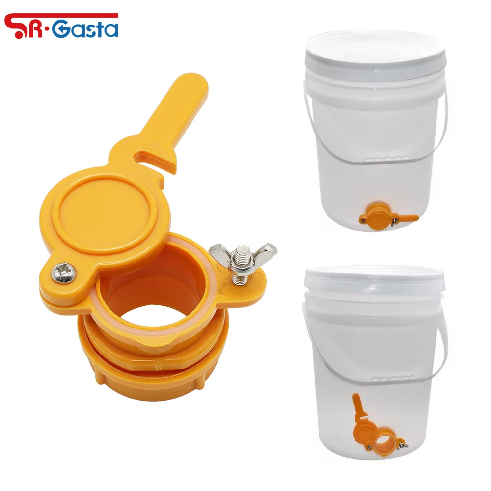 2Pcs Honey Gate Extractor Nylon Honey Tap for Beekeeping Honey Extractor Honey Pail Beekeeping Bottling Tool