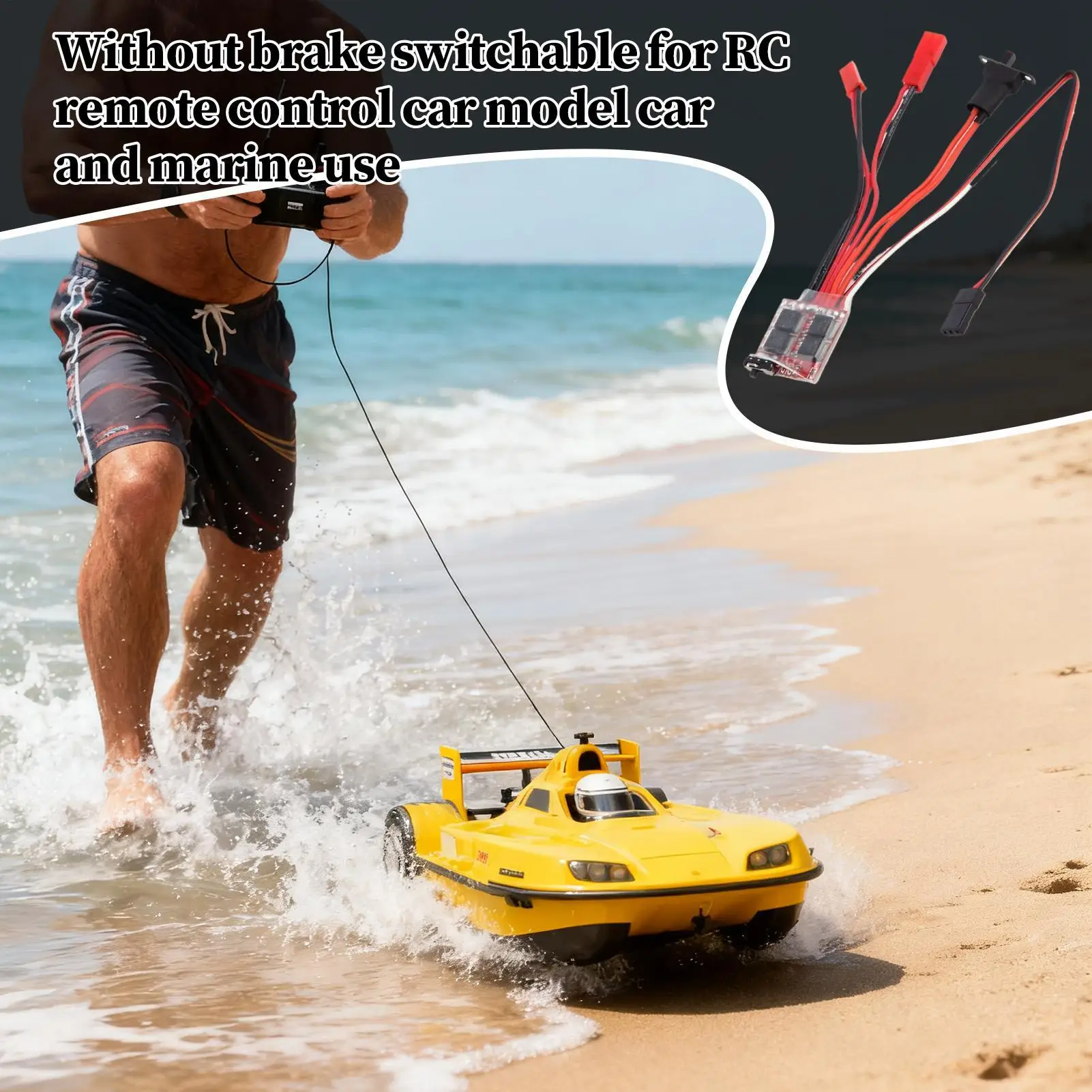 نحى ESC كفاءة عالية متعدد المستويات تعديل التيار نماذج RC ثنائي الاتجاه نحى ESC للمروحة قارب تحت الماء #3