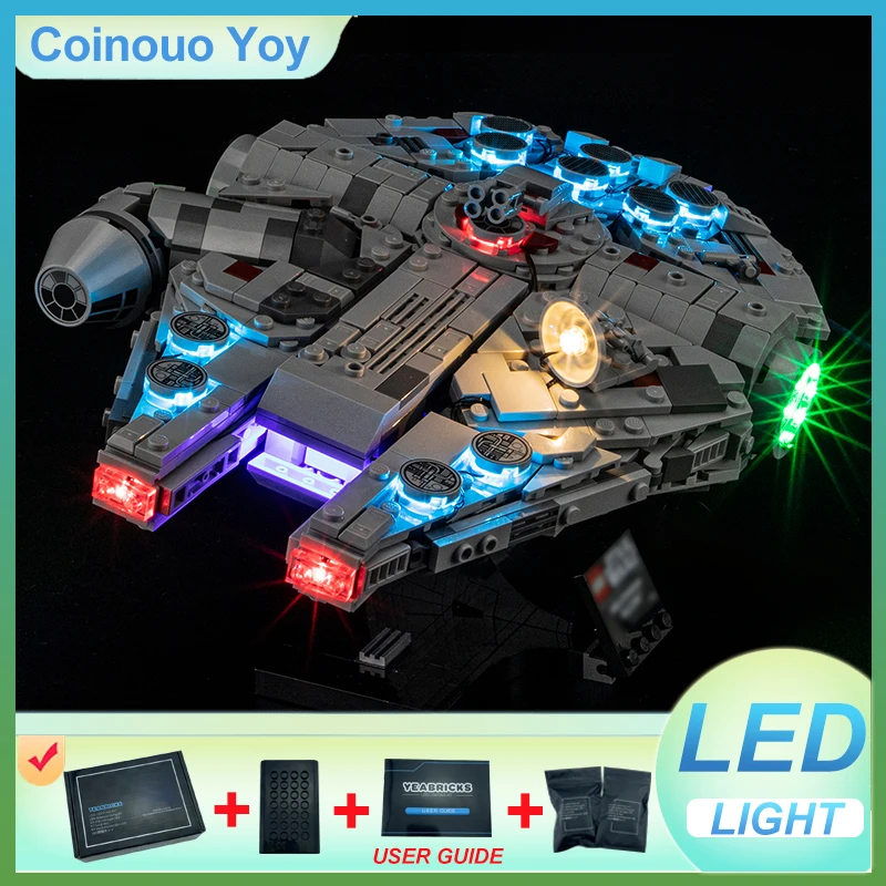 

LIGHT For LEGO 75375 Millennium Falcon Block DIY Toy (NO Blocks Model,Only LED Light) Brick Light Set Kid Gift