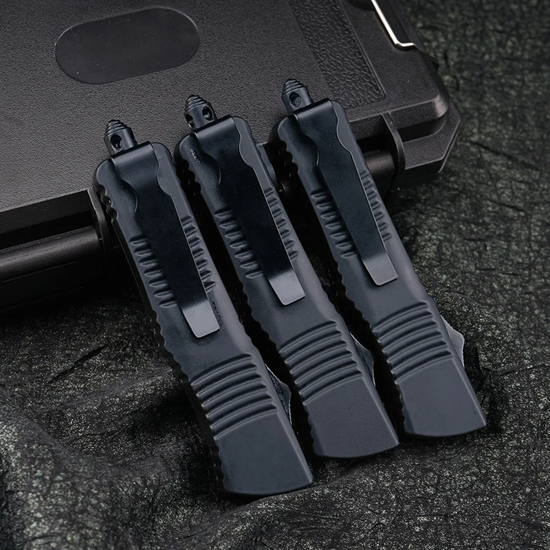 Pisau Lipat Micro Mini 6 Styles COMBAT TROO OTF, Pisau Teknis untuk Aktivitas Luar Ruangan, Alat Utilitas EDC, Pisau Saku dengan Gagang Seng Aluminium