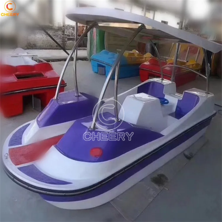 China Cheery water amusement park equipment 2 seats 4 seats used duck swan pedal boat for sale