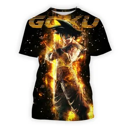 2024 camisetas masculinas estilo legal viagem pai-filho usar moda festa dragon ball goku vegeta topos verão oversized