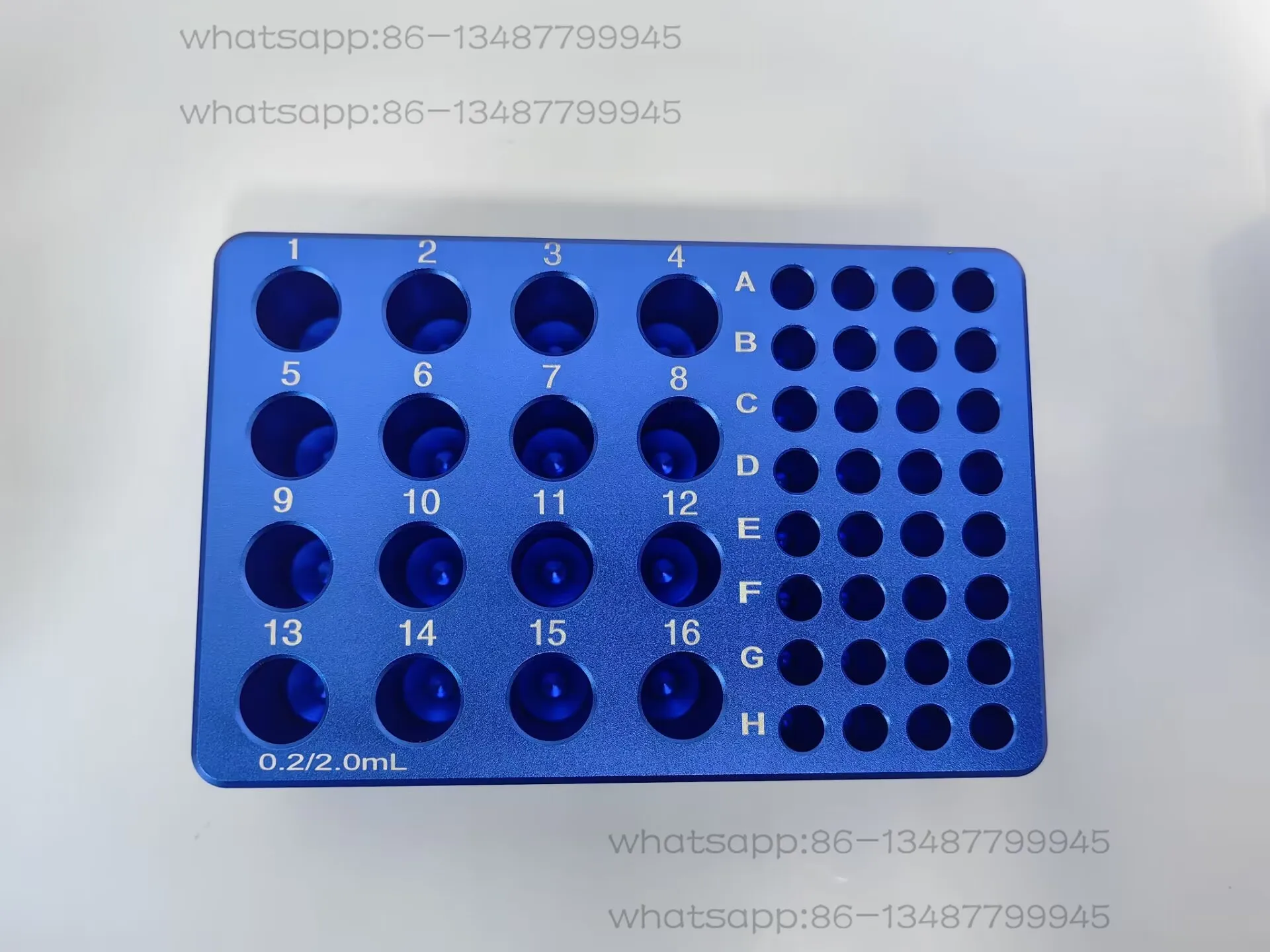Low Temperature Liquid Preparation, Ice Box 0.2ml/2ml Multifunctional Mixed Pre Cooling Aluminum Module Freezing