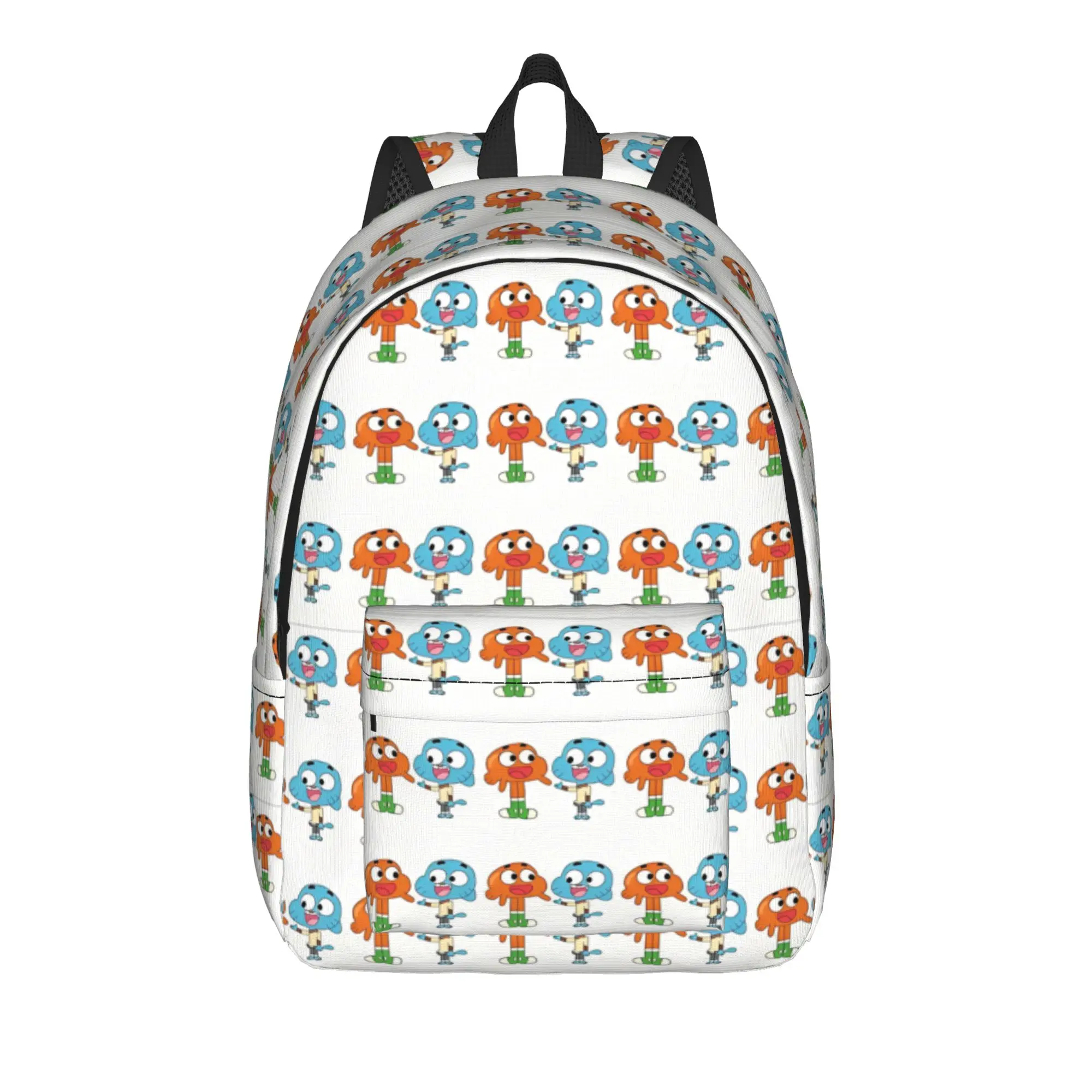 Darwin Cool Backpack Student Comedy The Amazing World Of Gumballs  Daypack for Men Women College Shoulder Bag