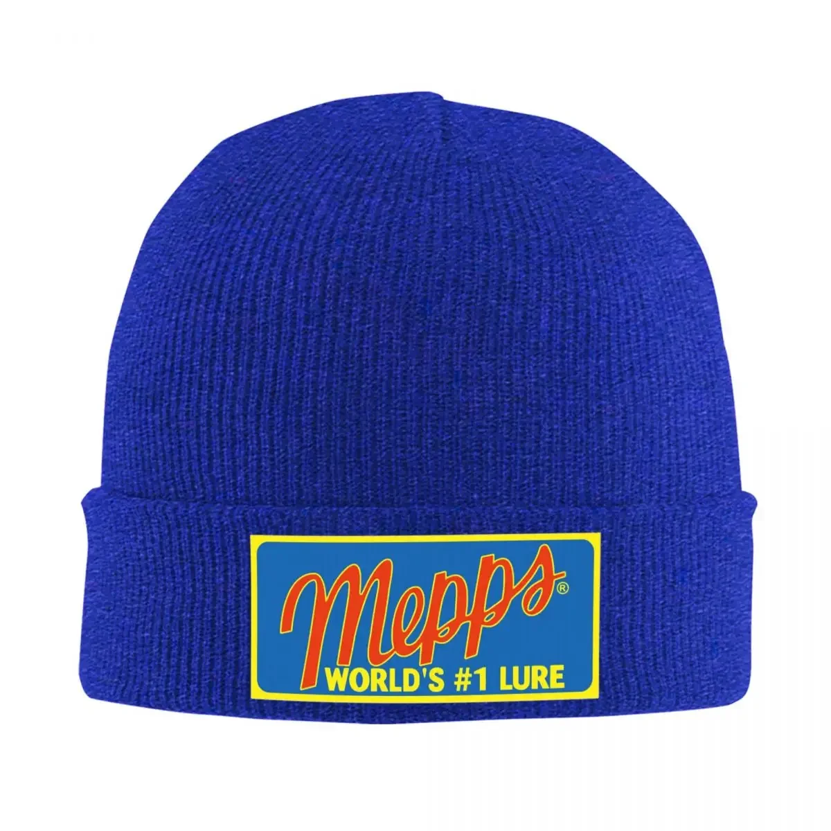 Mepps World's #1 Lure Pocket Warm Knitted Cap Hip Hop Bonnet Hat Autumn Winter Outdoor Beanies Hats for Unisex Adult