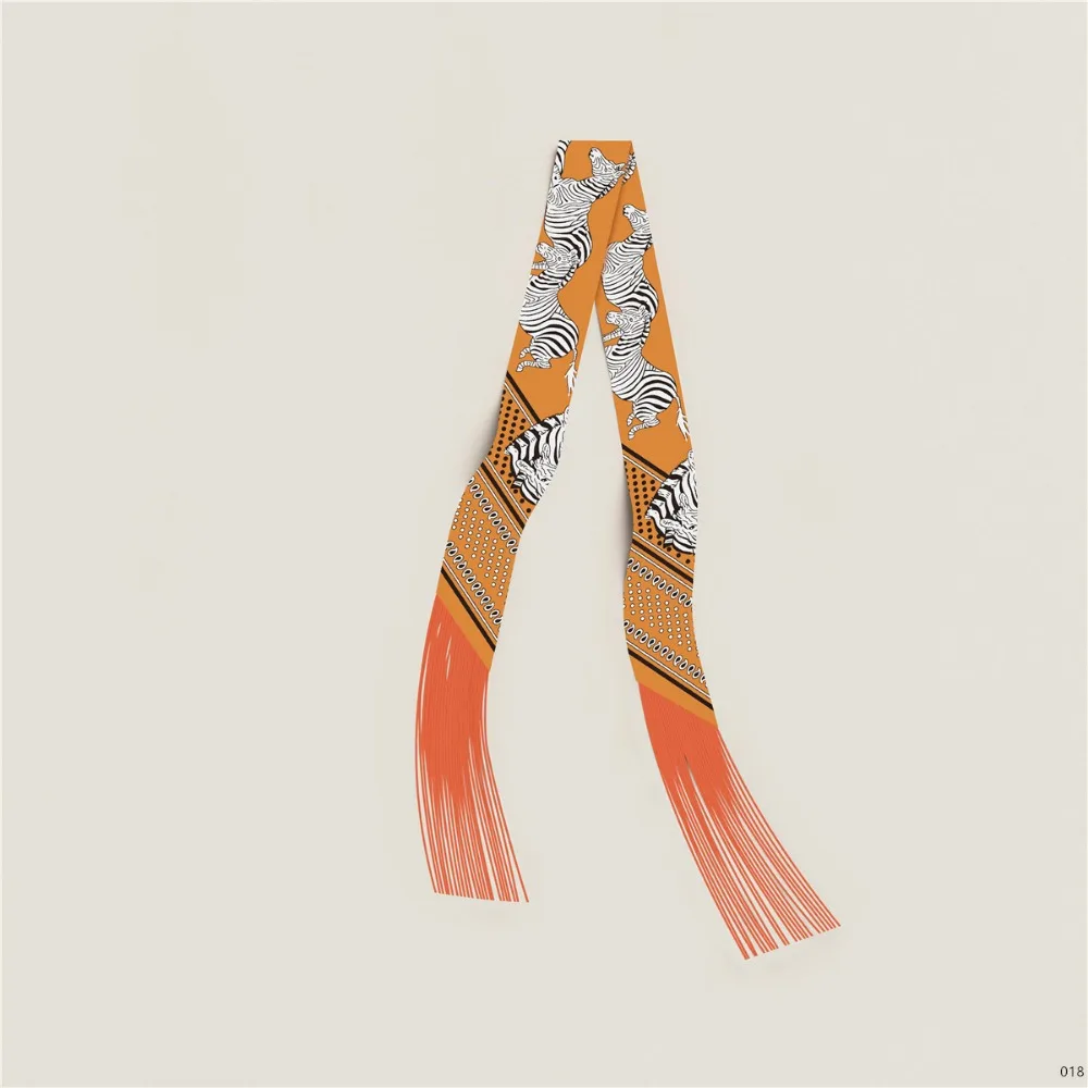 

Imitation Silk Korean Long Tassel Ribbon 5x130cm Fashion Accessories Hair Band DIY Decoration Women's Decorative Scarf