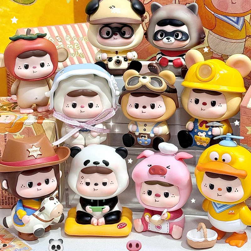 

Bao Bao's Time Capsule Series Blind Box Cute Baobao Action Figure Surprise Bag Kawaii Anime Doll Mystery Box Home Desk Decor Toy