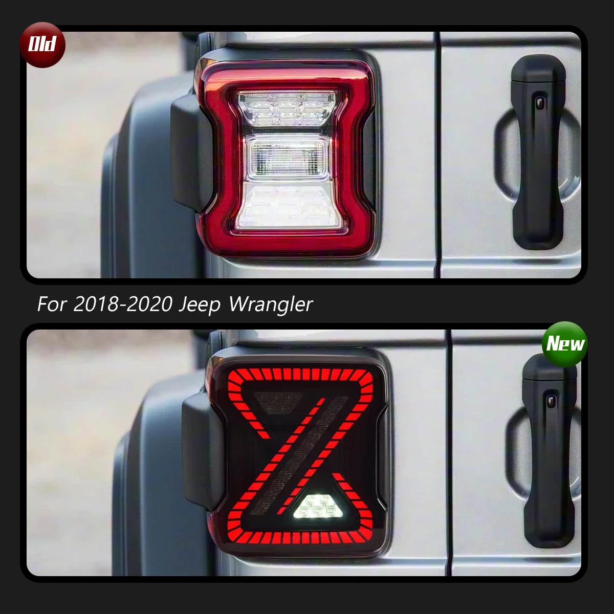 TYPY Car Taillights For Jeep Wrangler LED 2018-2020 Taillights Styling Dynamic Turn Signal Lens Automotive accessories assembly