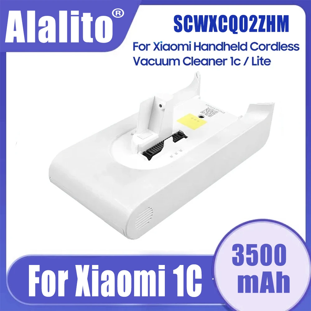 Replacement Handheld Cordless Vacuum Cleaner Battery 1C-P1916-SDI-25R For Xiaomi Mijia Vacuum 1C Lite SCWXCQ02ZHM K10 3500mAh