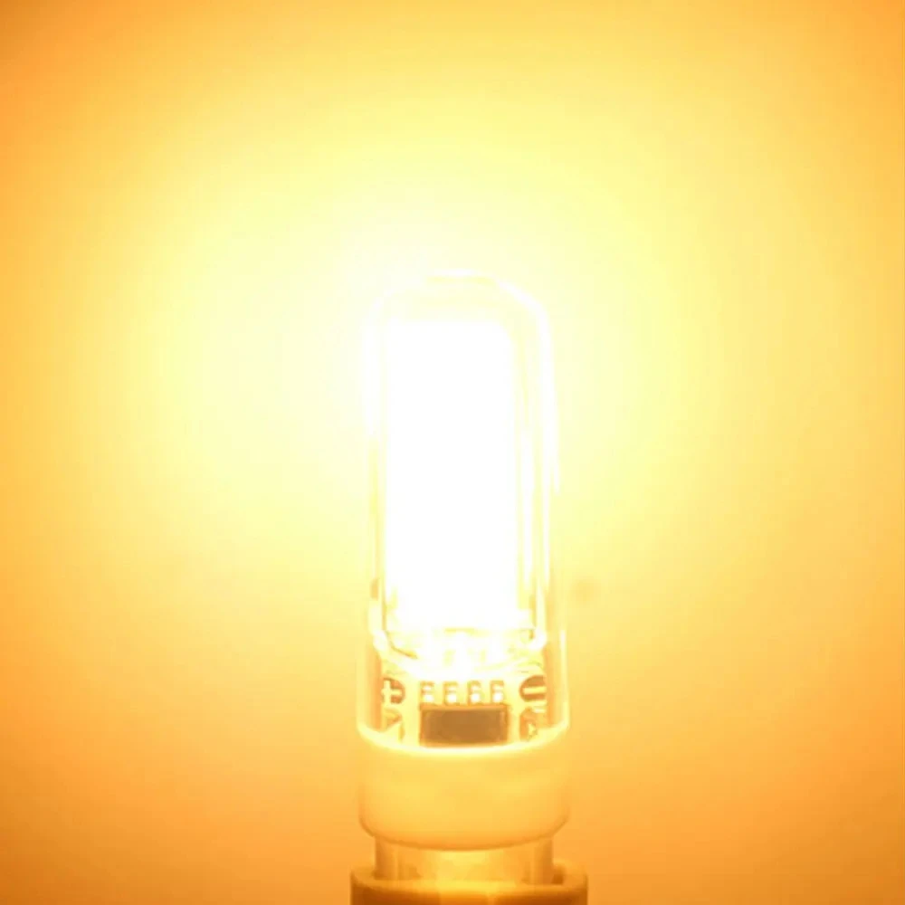 YORYZENG 10PCS dimmbare 3W 6W G4 G9 Glühbirnen COB LED Cool White Warm 220V 12 Volt Mini für Home Lamps Lights Dekoration Beleuchtung Birne 4