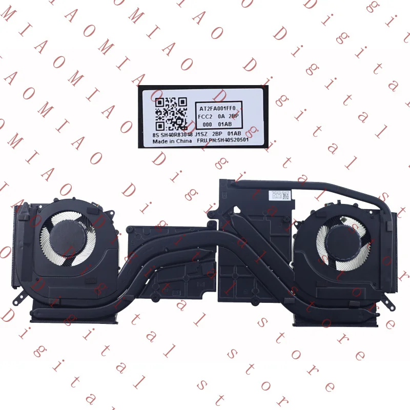 MTG//    Laptop CPU Heat sink Fan for Lenovo Legion 5 Pro 16IAH7 5H40S20502 5H40S20501