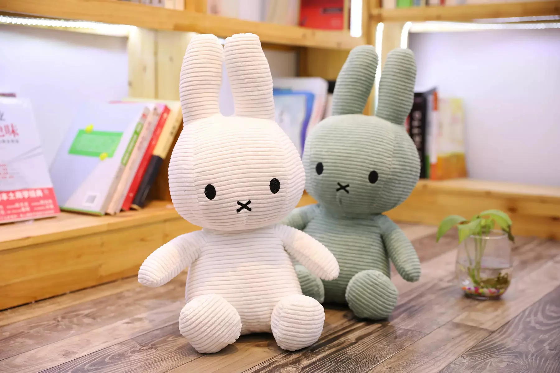 Niedliches Cartoon Miffy Kaninchen Plüschtier, Weiche Baumwollpuppe, Einfacher Schlafbegleiter, Kinder-Komfortkissen, Geschenkspielzeug – Detail 7