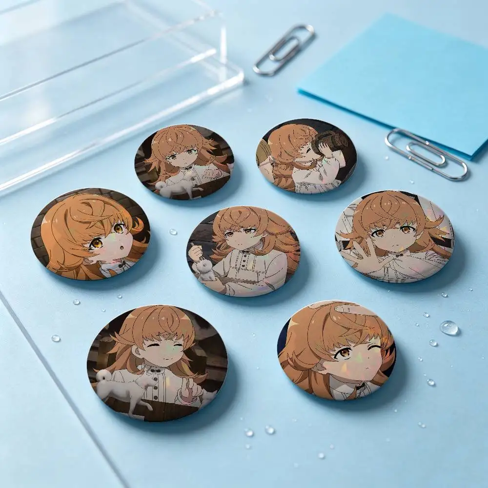 Julie Mushoku Tensei Anime Figure Badges 25 44 58 75 Mm Round Cosplay Pin Bag Decor Fans Collect Friends Gifts Brooch Souvenir