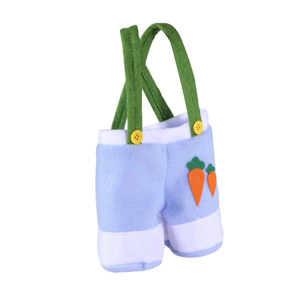 Candy Pants Bag Easter Canvas Tote Storage Pouches Gift Bags Container Cloth with Handle Child