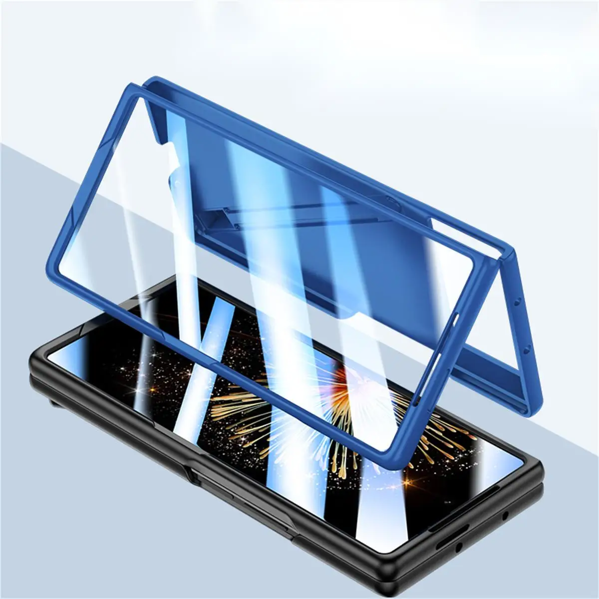 Solid Color Phone Case For XiaoMi Mix Fold 3 PC Hard Shell Protection Shockproof Protective Film With S Pen Fold3 Cover