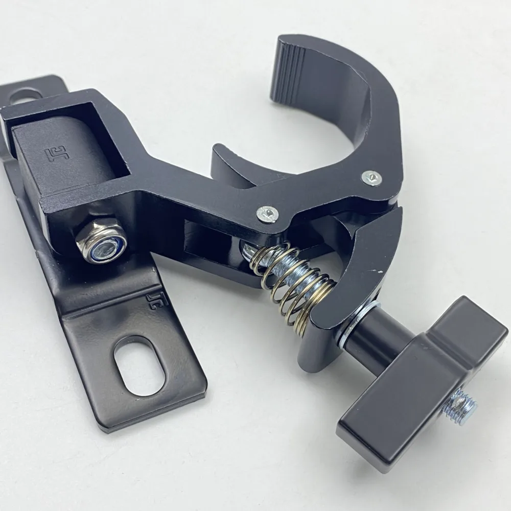 Aluminum Alloy Folding Clamp Pitch 105-115mm Bracket For LED Moving Head Lighting Outdoor Show Mounted On 40-60mm Truss System