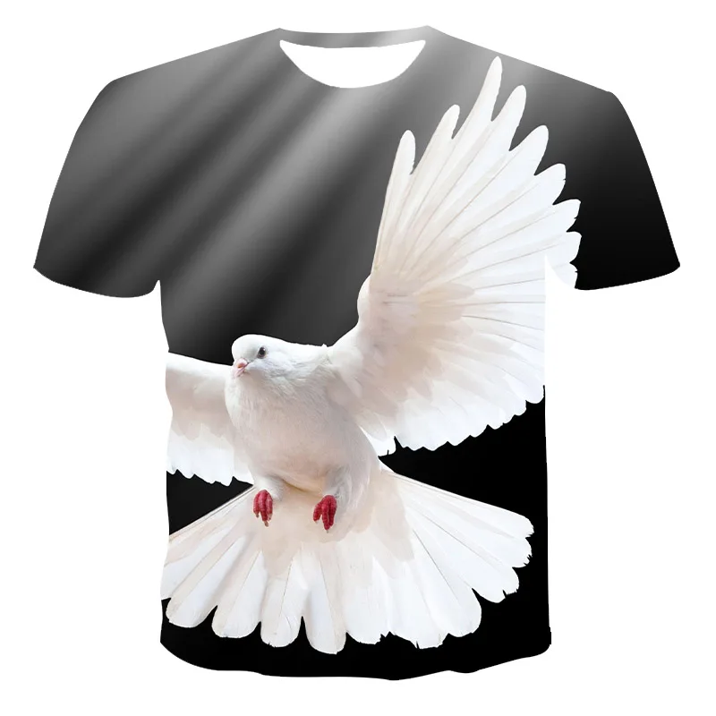 2023 Men And Women 3D Printing The Latest Animal Pigeon Series Fashion Popular Casual Sports T-Shirt Xs-5xL