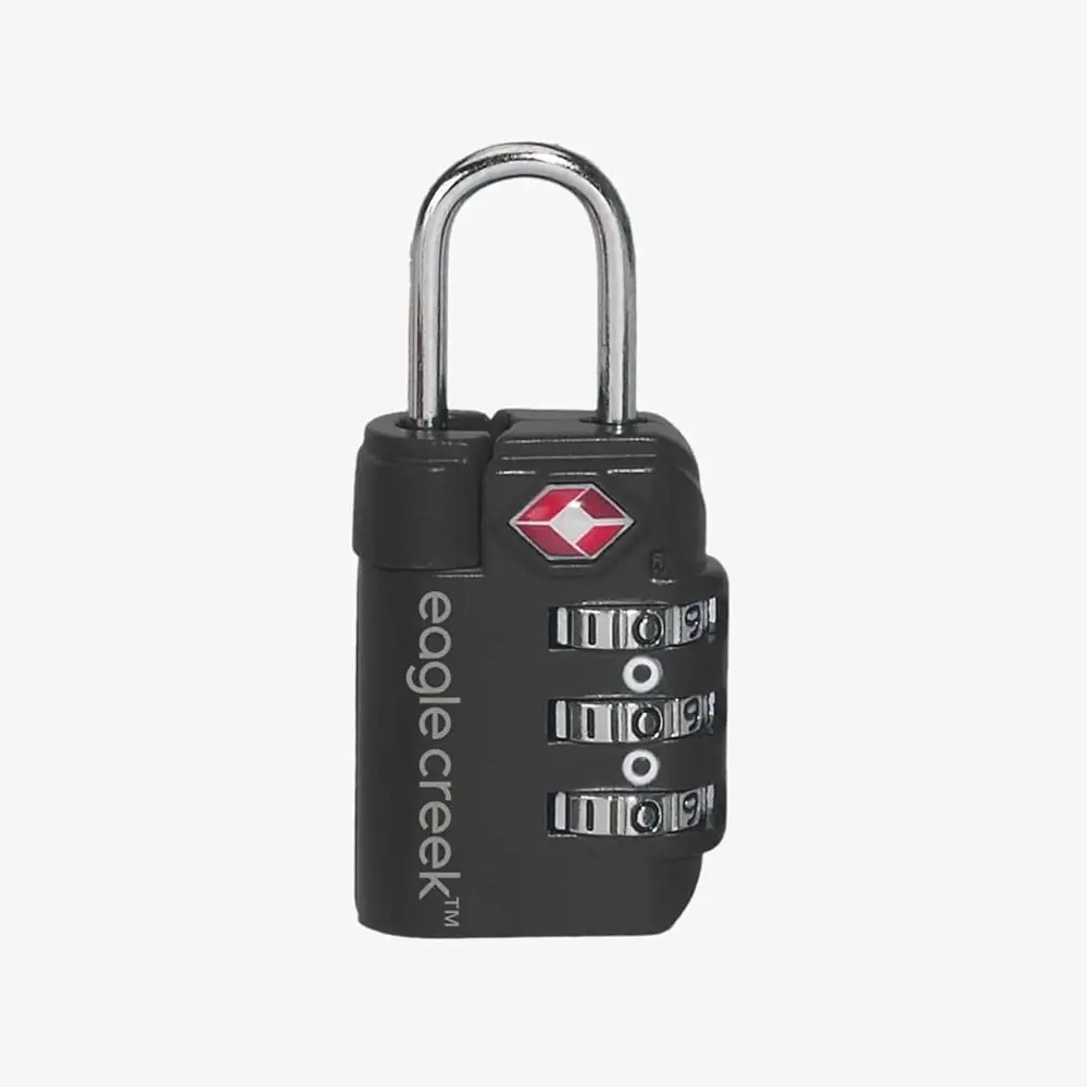

Замок TSA Travel Safe - кодовый замок с 3 цифрами для чемоданов, спортивных сумок и рюкзаков - сертифицированный Travel Sentry