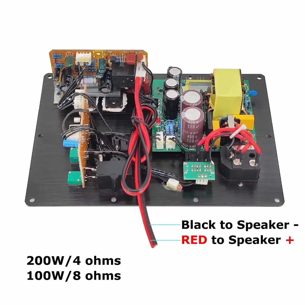 Placa amplificadora de potência digital, subwoofer pesado, 110v ~ 220v, 100w, 200w, baixo puro, 4ohm, 8ohm, alto-falante diy