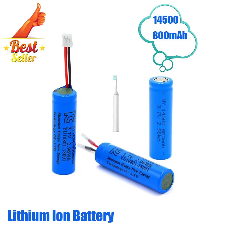 5C Power Lithium Battery 3.7V 800mAh 14500 Battery Suitable for Remote Control Toys Helicopters Cars Tanks Guns Trucks Trains