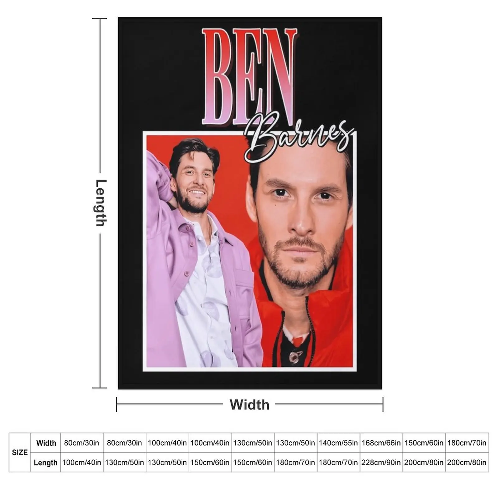 Ben Barnes Throw Blanket Shaggy Flannels Decoratives Travel Blankets