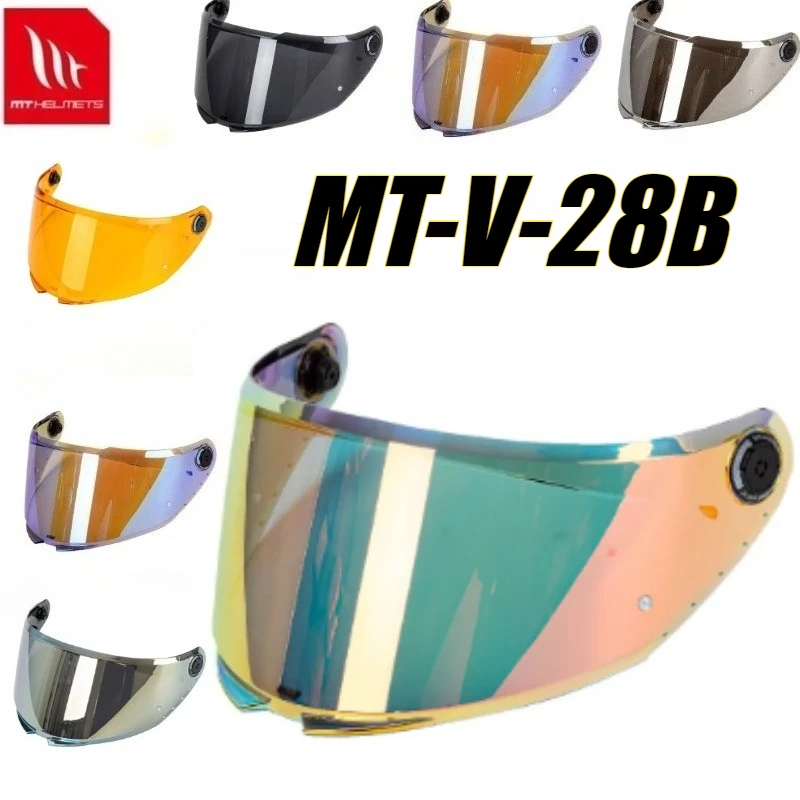 MT Replacement Face Shield for Model THUNDER 4 SV Helmet MT-V-28B Helmet Lens Original MT Windshield Accessory