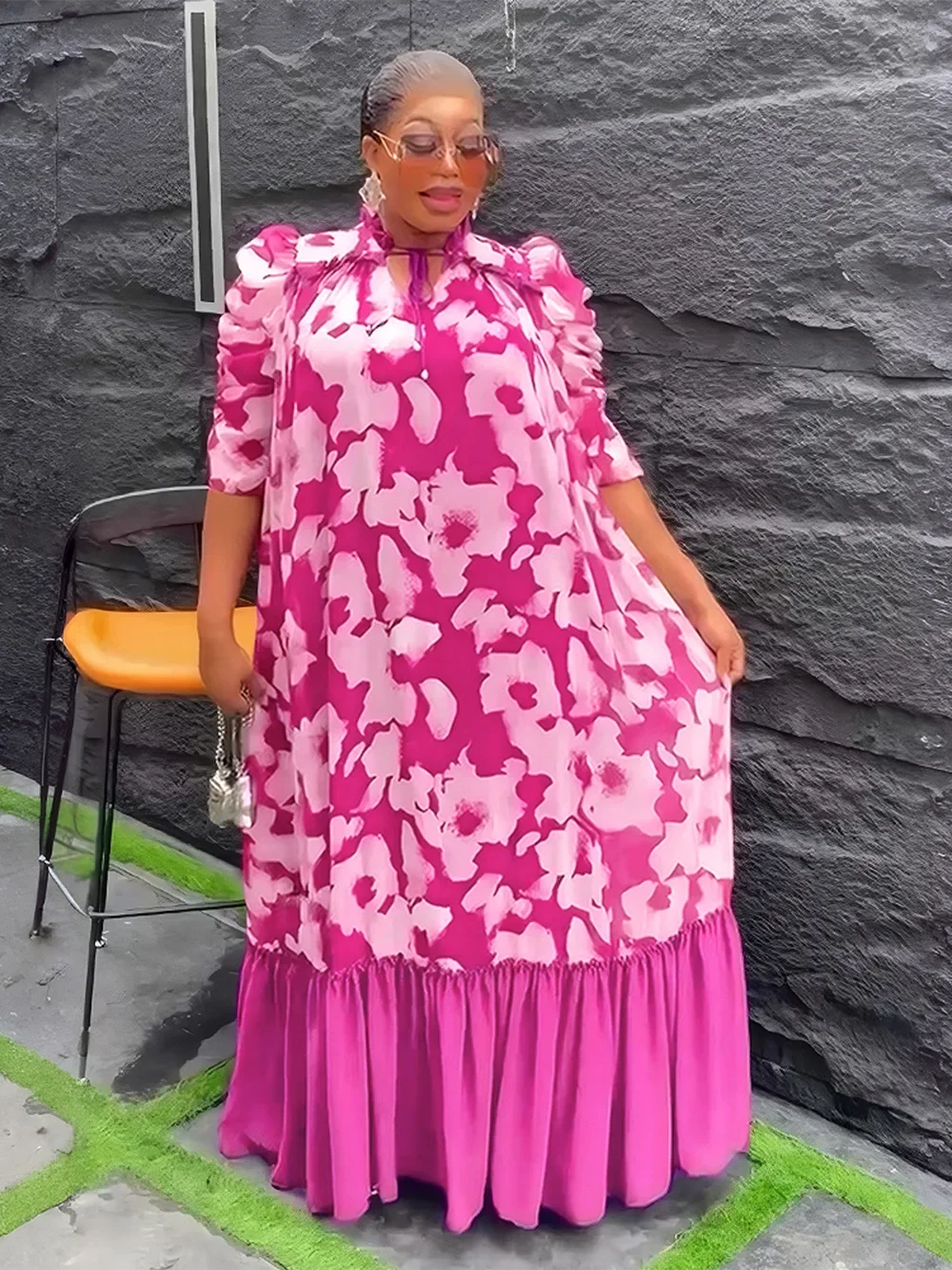 アフリカのドレス女性のためのプラスサイズのアフリカの服ダシキアンカラ衣装ガウンエレガントなイスラム教徒の結婚式のパーティーロングドレス2026