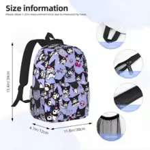 Kuromi New Fashion College Backpack