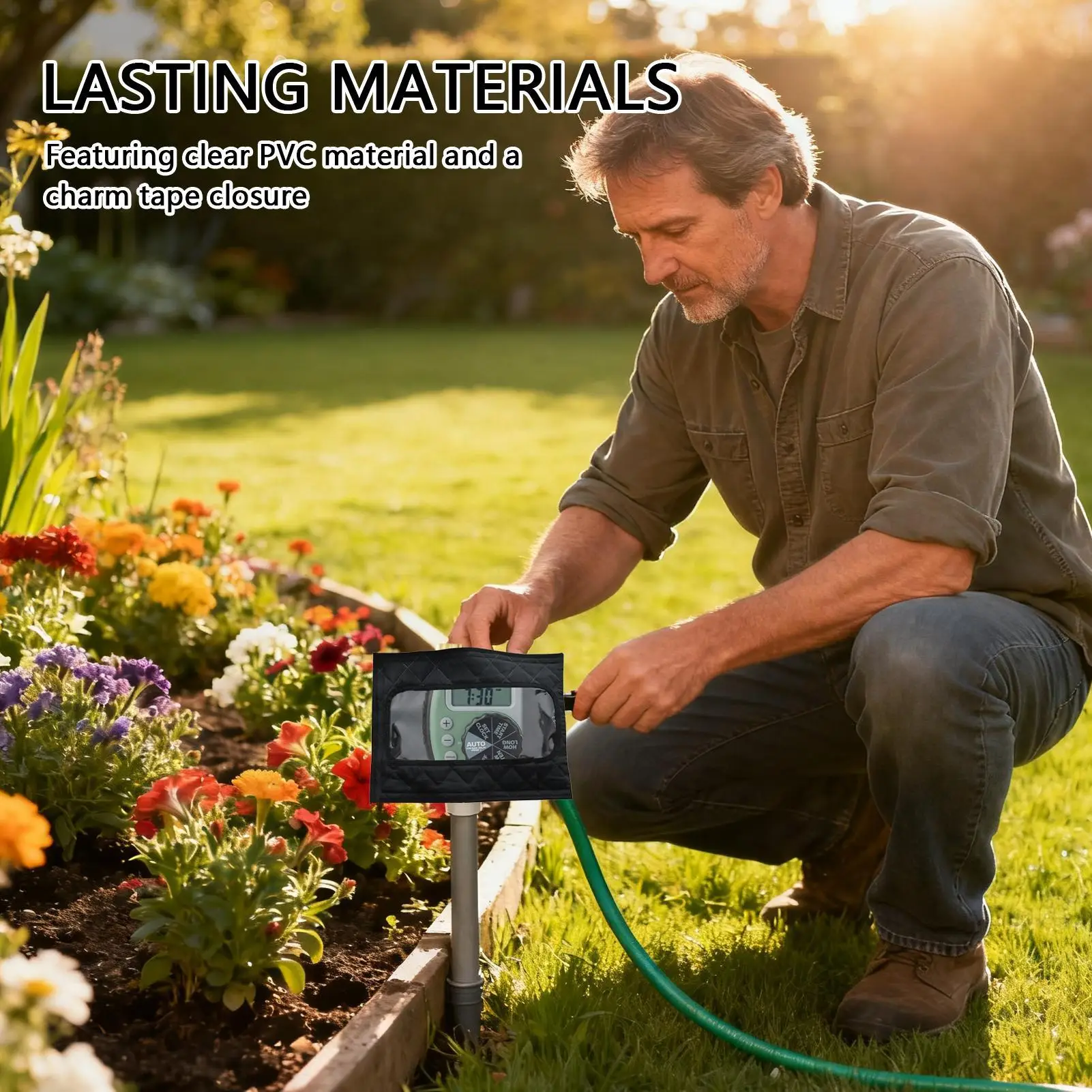 

Hose Timer Cover Anti Freeze Heavy Duty Visible Sleeve Guard Adjustable Faucet Covers For Outside For Winter Outdoor Pipe Freeze