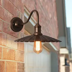 American Loft Vintage Wall Lights Waterproof Outdoor Lights Balcony Terrace Porch Courtyard Garden Light Bedroom Bedside Lamp