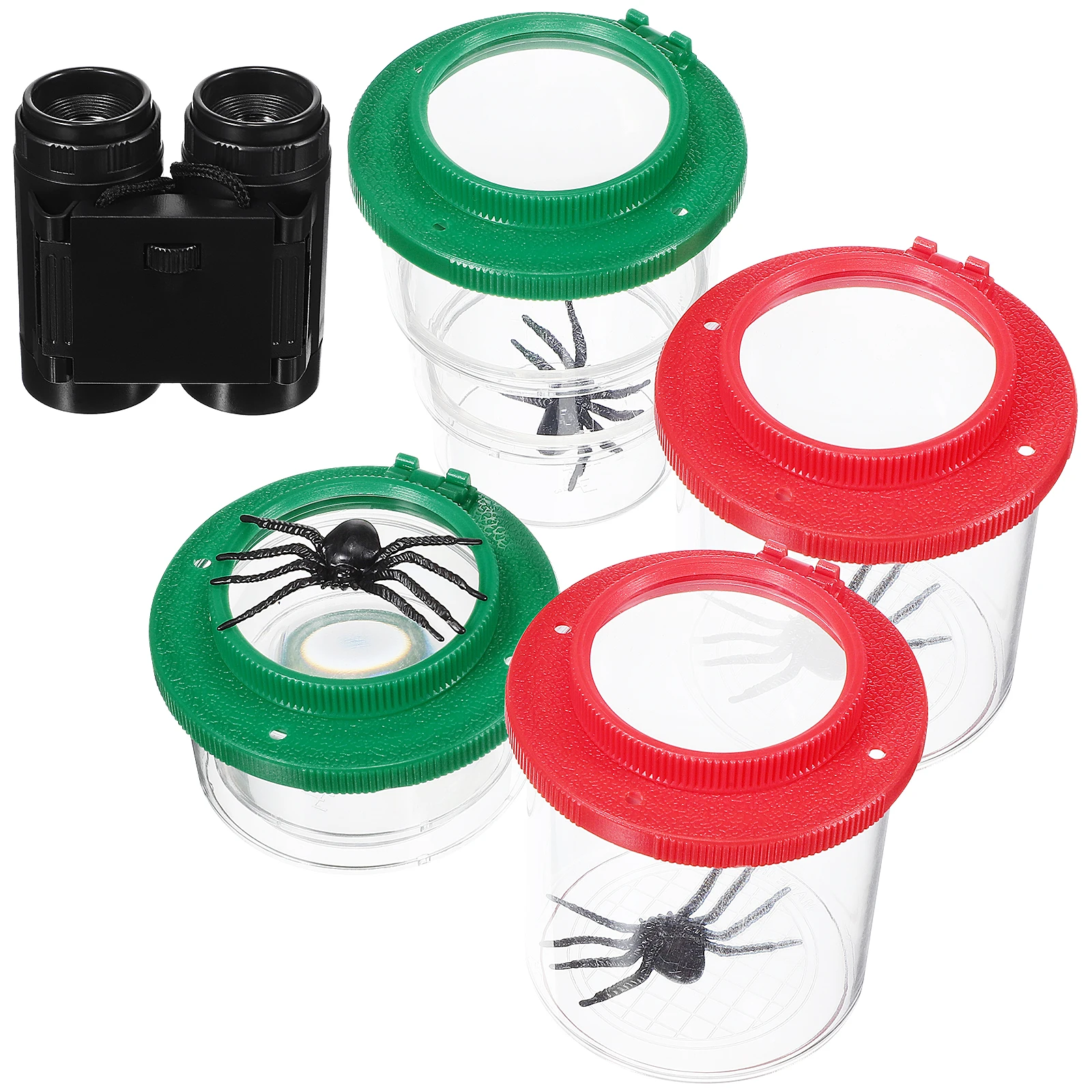 

Insect Box Observation Cup Telescope Child Tools for Kids Critter Magnifier Container Abs Cups With Telescopes