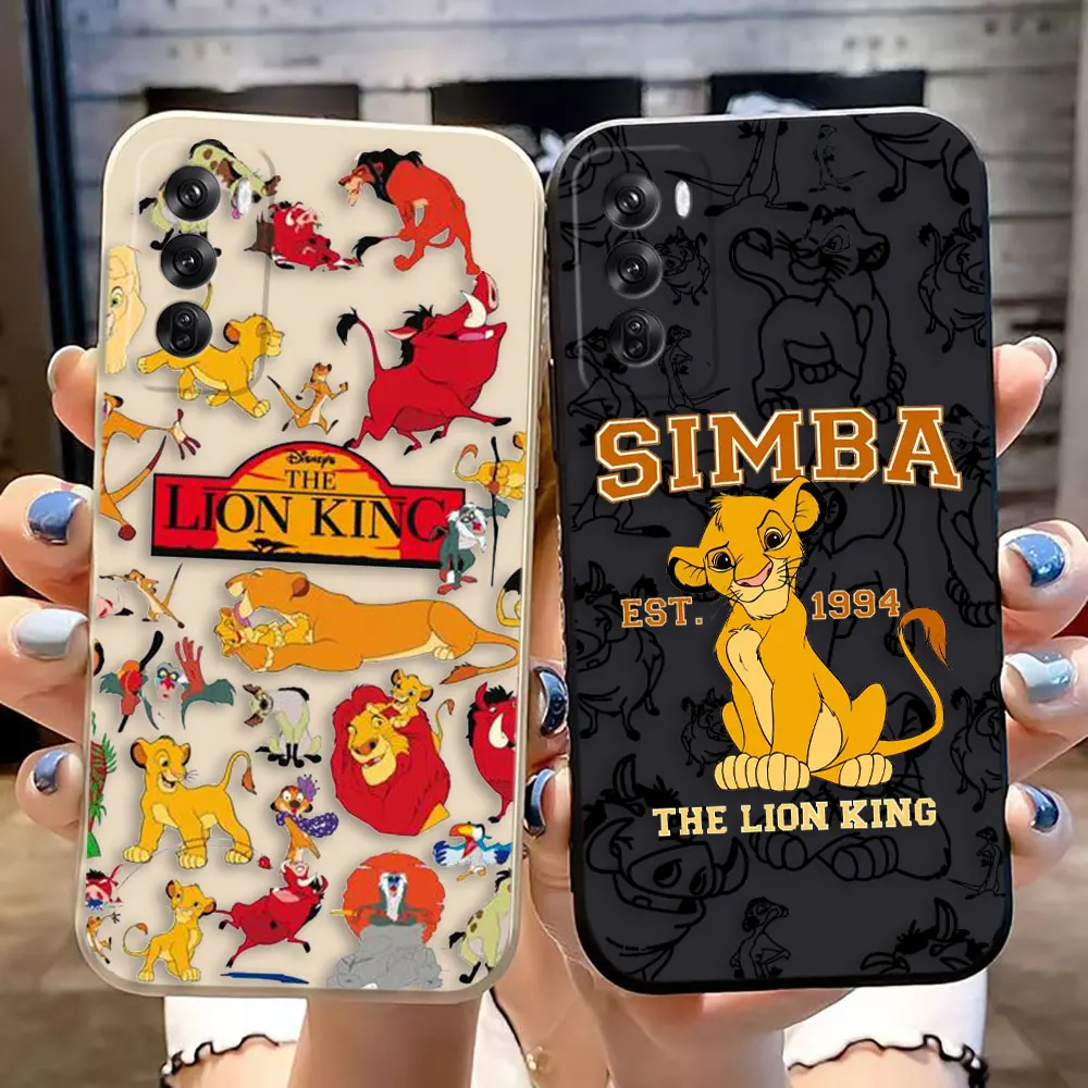 The Lion K-King HAKUNA MATATA Cover Phone Case For OPPO REALME 5 6 6S 7 7I 8 8I 9I 10 11 PRO PLUS 5G Color Soft Silicone Case