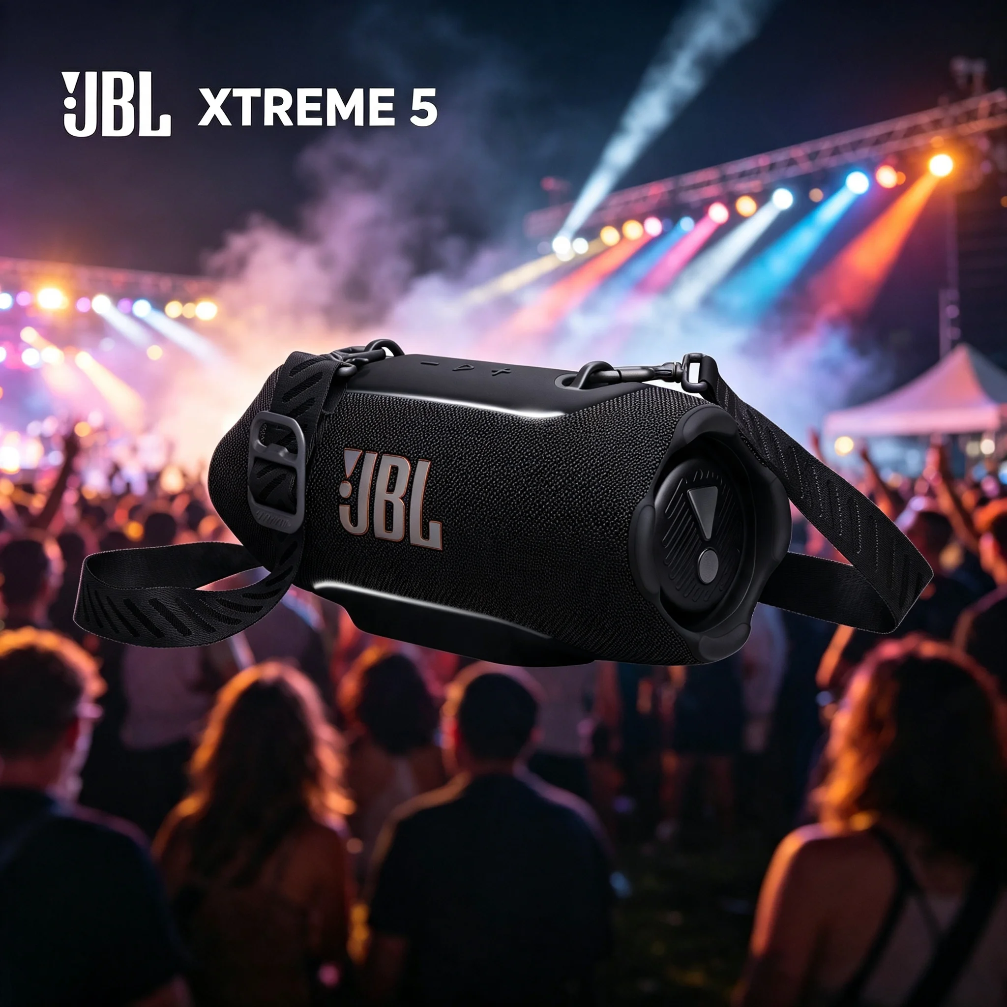 JBL Xtreme 5 Wireless Outdoor Speaker IP68 Dustproof 28H Playtime Auracast for Backyard Poolside Beach Gathering Trip