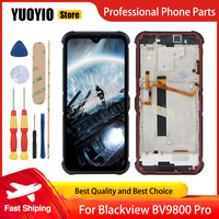 New Touch Screen LCD Display For Blackview BV9800 BV9800 Pro Digitizer Assembly With Frame Replacement Parts