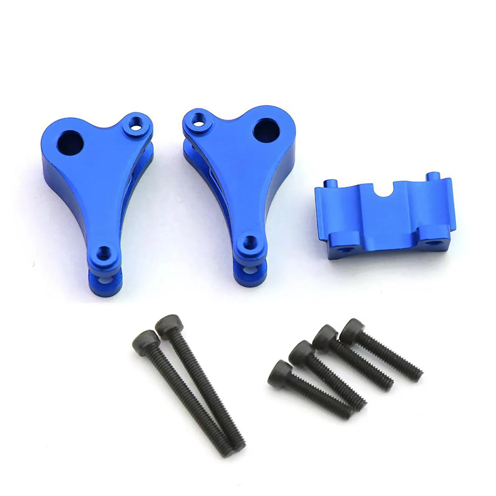 FOR Front Steering Knuckle Shock Mount Blue Aluminium for TRAXXAS 1/16  E-REVO SUMMIT