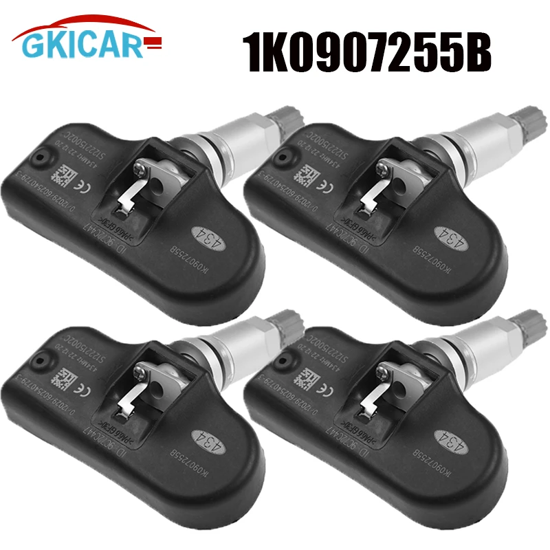 1K0907255B 434MHZ TPMS Czujnik monitorowania ciśnienia w oponach do VW Volkswagen Passat B6 2006-2011