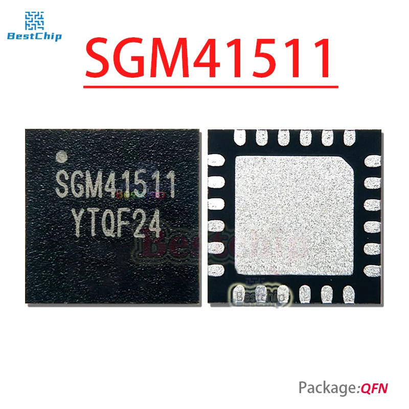 Chip de carregamento USB Charge IC, SGM41511YTQF24G/TR, SGM41511, QFN24, 5-10 pcs