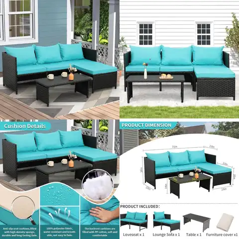 6 best sales आँगन सेट - №2