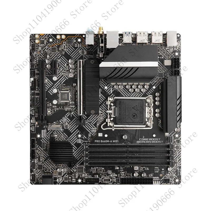 

QQ для MSI PRO B660M-A WIFI DDR5 Материнская плата настольного компьютера протестирована нормально.