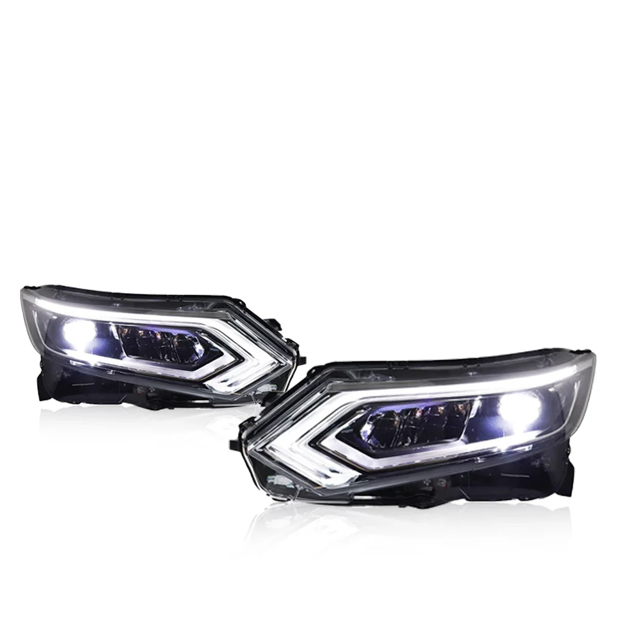 TYPY New LED Headlight Upgrade Modified Full Head Lamp For Nissan Qashqai 2019-2020 Turn Signals Daytime Running Lights