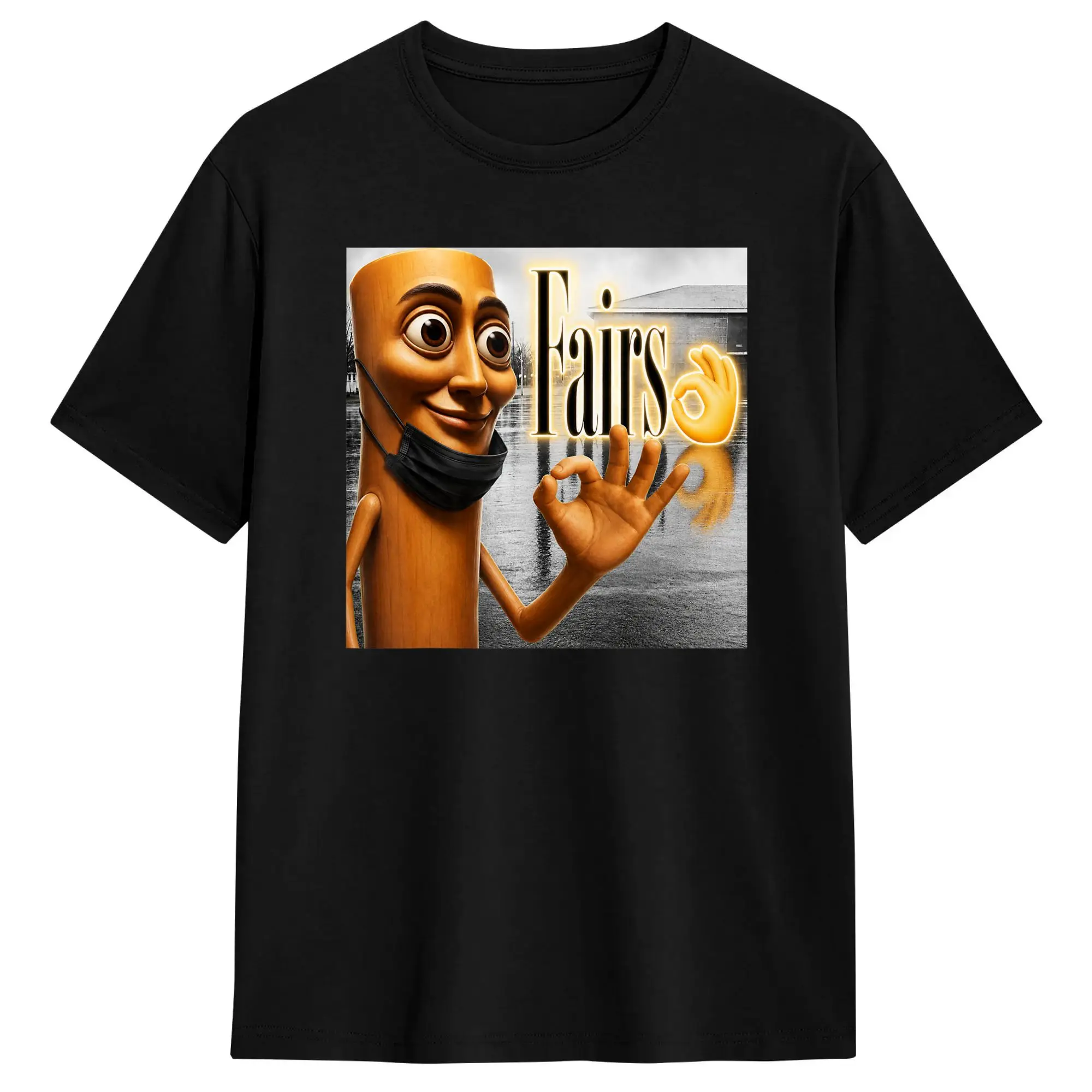 Funny Triple T Tung Sahur Fairs Parody YBG Meme T-Shirt Summer  Trending T Shirts Male 100% Cotton O-Neck Oversize Top Tees