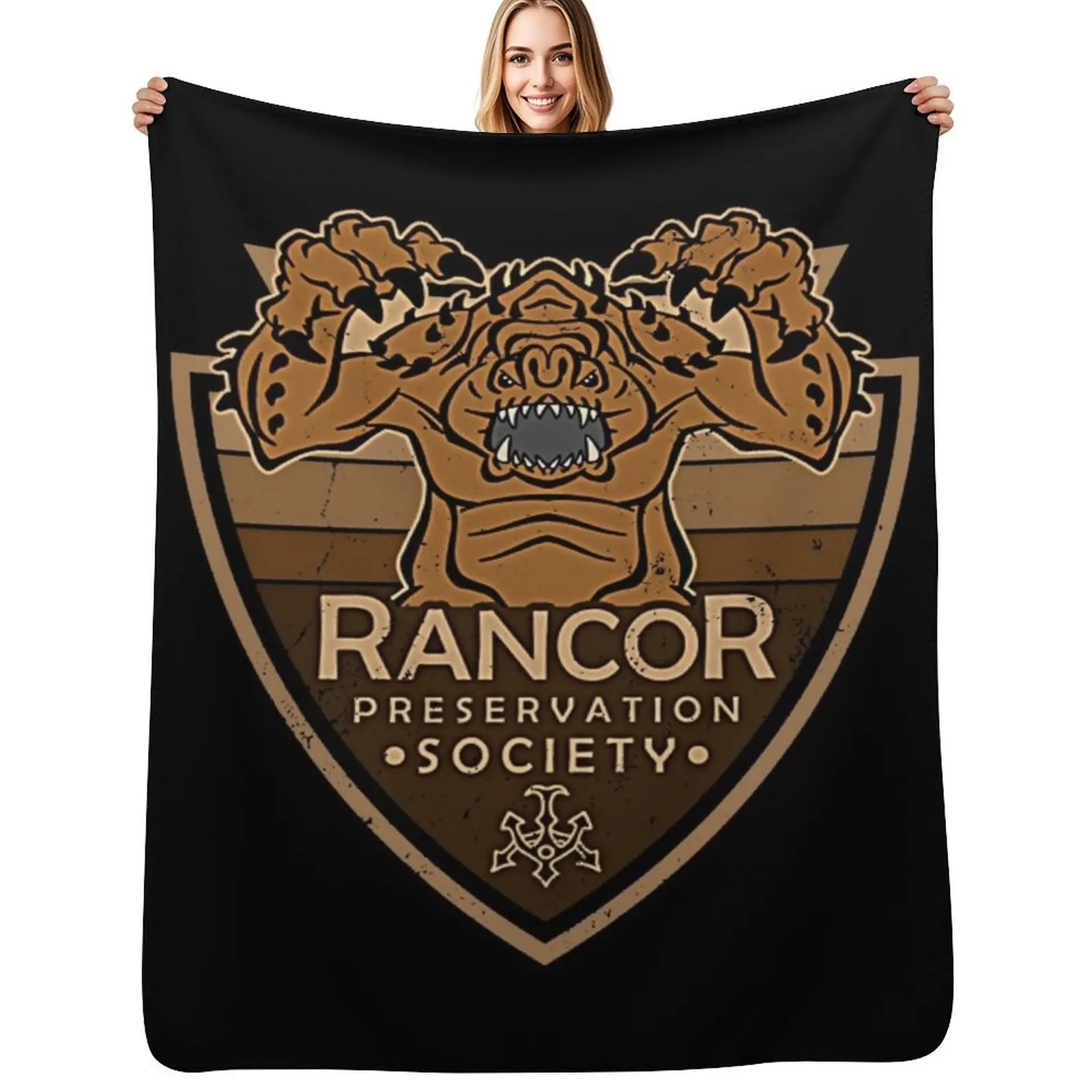 

Rancor Preservation Society | Geekdom Pop Culture | DopeyArt Throw Blanket for sofa Comforter Sofa Blankets